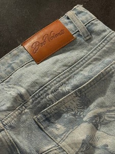 Jeans da <span class=keywords><strong>Uomo</strong></span> 2025 High Street a Vita Alta, Taglio Bootcut, Lavaggio Chiaro, Stile Europeo, Comodi e Slim per l'Estate - Product Image 2