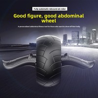 Roue abdominale géante pliable silencieuse à rebond automatique, modèle à roue en cuir pour usage domestique, produit phare pour le commerce extérieur