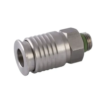 Accouplements rapides automatiques en acier inoxydable AISI 316L avec double arrêt