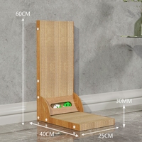 Grattoir en carton ondulé en forme de L pour chat, protection de meubles, vente en gros, populaire
