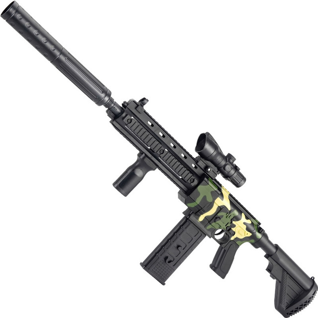 Gatling Electric Battery Hairspray Children's Toy Gun M416 Machine Gun Boy's Sniper Gun Toy