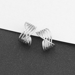 2026 Extremely Simple Style Open <b>Adjustable</b> <b>Ring</b> Popular Design Unisex's Stainless Steel <b>Rings</b> Fashionable Jewelry Wholesale - Product Image 4