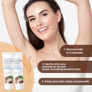 Crème Dépilatoire <span class=keywords><strong>Visage</strong></span> Douce aux Herbes pour Femmes, Personnalisable en Gros avec Logo, Épilation Rapide avec Formule Nourrissante, Sans Traces Restantes <span class=keywords><strong>sur</strong></span> <span class=keywords><strong>le</strong></span> <span class=keywords><strong>Visage</strong></span> - Product Image 2