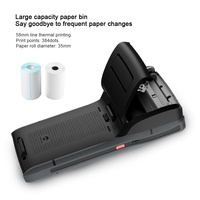 S60 inventario de almacén de compra móvil portátil inalámbrico etiqueta adhesiva impresión portátil Android escáner de código de barras PDA con Software