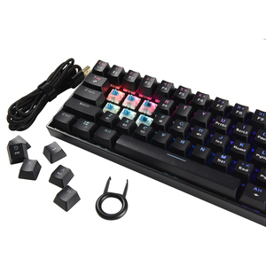 HZGAMER <span class=keywords><strong>Clavier</strong></span> mécanique de jeu BT 61 touches <span class=keywords><strong>Clavier</strong></span> de jeu portable <span class=keywords><strong>sans</strong></span> <span class=keywords><strong>fil</strong></span> RVB LED - Product Image 6