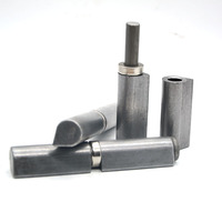 Charnière en acier au carbone YPX de fabrication chinoise, à souder, type goutte d'eau, design amovible, graissable, pour armoire industrielle