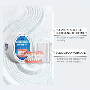 ORALHOE Mejora la Estética de la Sonrisa, Material Cómodo, Juego de Dentaduras Postizas, Juego de Dentaduras Postizas de Silicona de Venta Caliente - Product Image 5