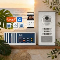 Sistema de Intercomunicación IP Inteligente de 6 Botones con Aplicación Tuya y Gestión en la Nube para Integración en Hogares Inteligentes