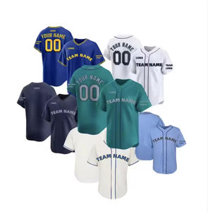 2025 Venta al por mayor de alta calidad sublimación de béisbol y softbol Jerseys Venta caliente conjunto cosido con #44 #24 desgaste suave y cómodo - Product Image 1