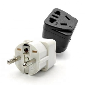 Nylon noir français vers pour <span class=keywords><strong>adaptateur</strong></span> de voyage <span class=keywords><strong>suisse</strong></span> Compact fiable 10A courant nominal pour verrouillage de voyage européen pour <span class=keywords><strong>prise</strong></span> <span class=keywords><strong>suisse</strong></span> - Product Image 1