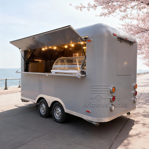 Carrito de Comida Comercial Personalizable para Hot Dogs, Papas Fritas, Tacos, Hamburguesas, Pollo Asado, Remolque de Comida, Camión de Comida Ambulante - Product Image 4