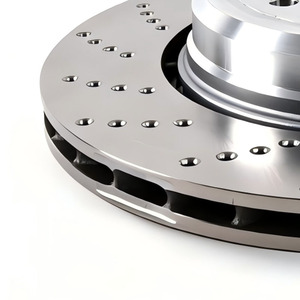 Drilled Ventilated Rear Left <b>Brake</b> <b>Disc</b> Rotor 34212282807 For BMW M5 E60 E61 LCI M6 E63 E64 Car Rear <b>Brake</b> Rotor - Product Image 5