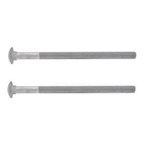 Pernos de carroza QUAN PHAM con cuello cuadrado de 3/8 pulgadas x 10 pulgadas. Incluye una tuerca cuadrada. MOQ bajo. Resistencia a la tracción nominal de 4250 libras. - Product Image 1