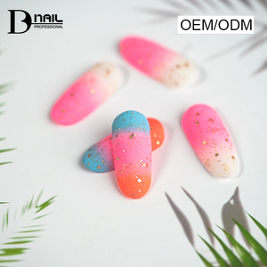 เจลท็อปโค้ทเนื้อยาง BD Glitter Rubber Matte สีทองใหม่ พร้อมเกล็ดทองคำ เจลท็อปโค้ทเนื้อยางสีต่างๆ  แบบปรับระดับได้เอง  เจลเบสโค้ทเนื้อยางกลิตเตอร์สำหรับเล็บ - Product Image 3