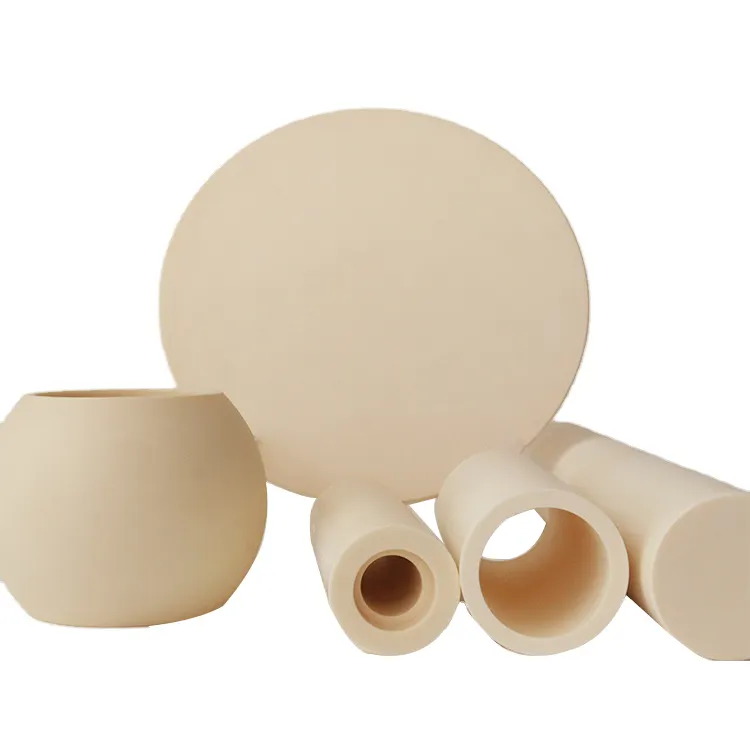 Bagian Insulator keramik Alumina Al2o3 suku cadang keramik pengolahan cnc mekanik 99.5% kualitas tinggi