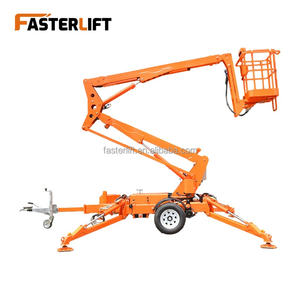 10m 20m 30m 40m 45m Spider Man Boom Platform angkat beban diderek dengan daya baterai elektrik Diesel - Product Image 3