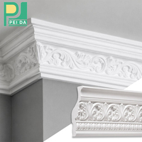Moulures de plafond en PU de style moderne et simple, moulures flexibles en PU pour salon, chambre à coucher