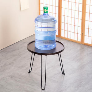 Nueva mesa de centro pequeña para exteriores, mesa redonda, mesa auxiliar para sofá, bandeja de té de madera maciza de fábrica para el hogar - Product Image 5