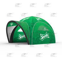 Décoration extérieure Gazebo hermétique publicité tente dôme X forme Camping tente gonflable camping-car remorque luna tentes