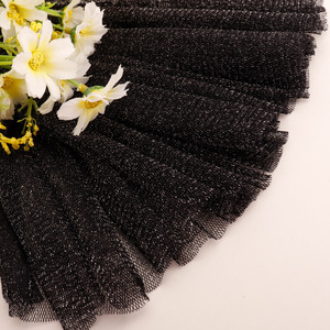 Venta al por mayor tela de malla de tul tela de hilo plateado 1,6 M 38G rollo de tela de malla de nylon ecológico - Product Image 5