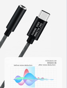 ชิปเซ็ต DAC 32บิต/384kHz, USB-C อเนกประสงค์ชนิด C พอ<span class=keywords><strong>ร์</strong></span>ตอะแดปเตอร์3.5มม. <span class=keywords><strong>แจ็</strong></span><span class=keywords><strong>ค</strong></span> AUX/<span class=keywords><strong>หู</strong></span>ฟังสำหรับ Samsung Google Huawei Mi - Product Image 5