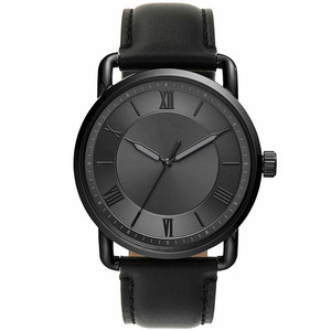 Reloj de Hombre de 42 mm con Caja Delgada y Correa de Cuero Genuino, Movimiento de Cuarzo con Pantalla Analógica de 3 Agujas - Product Image 4