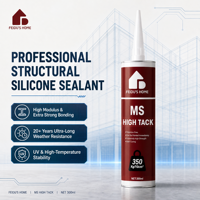 Adhésif haute adhérence MS 300 ml, mastic pour décoration intérieure, durcissement rapide, extrêmement haute résistance, sans pollution, colle peignable