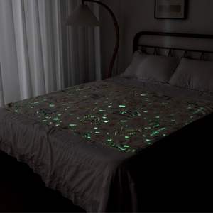 100% Polyester Polar Fleece Fluorescent <b>Blankets</b>-Bright & Colorful Anti-Pilling All Season Home Decor - Product Image 4