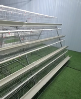 Cage à poulets de type batterie pour poules pondeuses, en treillis métallique, pour l'élevage avicole au Kenya