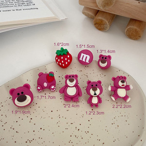 Lot de Boucles d'Oreilles Mignonnes en Résine en Forme de Fraise de Dessin Animé pour Femmes, Filles et Enfants, <span class=keywords><strong>Bijoux</strong></span> Quotidiens, Cadeaux - Product Image 3