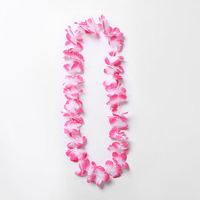 Penjualan Panas Bunga Sutra Buatan Karangan Bunga Hawaii Tema Pantai Hawaii Dekorasi Pesta Aksesori Bunga Leis Hawaii