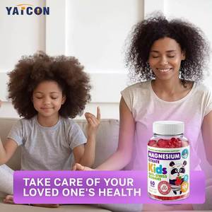 Gominolas personalizadas con sabor a fresa para adultos, forma de oso, 60 unidades, citrato de magnesio, fórmula tranquila - Product Image 3