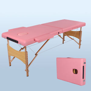 Table de <span class=keywords><strong>massage</strong></span> professionnelle en bois, hauteur réglable, lit de beauté portable <span class=keywords><strong>pour</strong></span> salon et soins à <span class=keywords><strong>domicile</strong></span> - Product Image 3