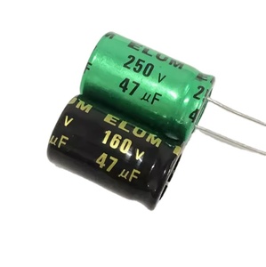 <span class=keywords><strong>ELUM</strong></span> Original Authentique 250v 47uf Condensateur Électrolytique Audio Non Polaire 160v 47uf 16X26mm - Product Image 1