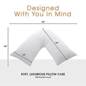 Gối Hình Chữ V Bằng Cao Su Non Bằng Tre Gối Đỡ Cổ Chỉnh Hình Khi Mang Thai - Product Image 3