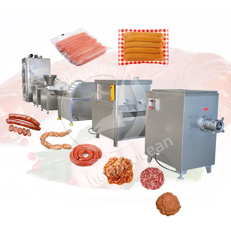 Remplisseur de saucisses hydraulique OCEAN Store Machine de fabrication de saucisses commerciales automatiques