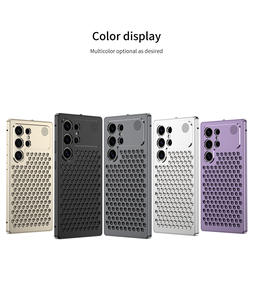 Estuches <span class=keywords><strong>de</strong></span> perfume <span class=keywords><strong>de</strong></span> aluminio <span class=keywords><strong>de</strong></span> lujo Funda <span class=keywords><strong>de</strong></span> teléfono con disipación <span class=keywords><strong>de</strong></span> calor para <span class=keywords><strong>Samsung</strong></span> S24 S25 Ultra S25 Plus Estuches <span class=keywords><strong>de</strong></span> teléfono celular a prueba <span class=keywords><strong>de</strong></span> golpes <span class=keywords><strong>de</strong></span> metal - Product Image 2