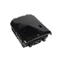 ABS/ABS+PC Material FTTH Fiber Optic Distribution Box 24 Cores 4 in 24 Out 24 SC Adapters Mechanical Sealing -40~+65