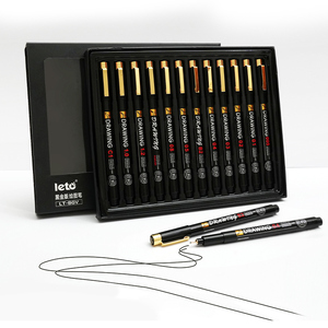 Full Range <strong>of</strong> Art Painting Tracing Pen Hook Needle Pen Fineliner Ink Pen for Hand-painted Comic Outline Stroke <strong>Drawing</strong> Sketching - Product Image 2