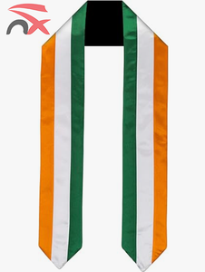 Estola de Graduación Unisex al por Mayor para Ceremonias de Inauguración, Bandera Nacional de Irlanda, Banda de Honor de 72 Pulgadas - Product Image 3