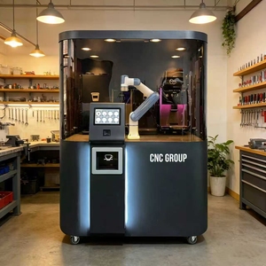 Un robot à café collaboratif à six axes, une station à café intelligente permettant de préparer des expressos, des lattes et des cappuccinos dans un restaurant. - Product Image 4