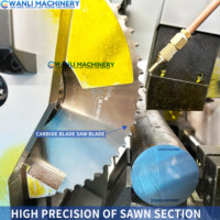 Machine à scier circulaire CNC automatique de haute qualité pour barres en acier inoxydable, en aluminium et en acier