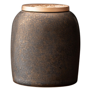 Portable Ceramic Tea Canister <b>Mini</b> Airtight Storage Jar For Tea Sample Packaging Cylinder Shape - Product Image 5