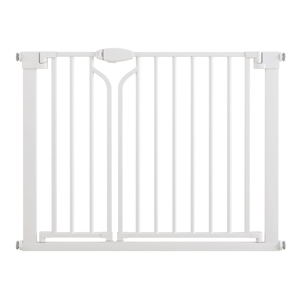 Verstelbare Uitschuifbare Hoge Baby Hond Poort Beschermende Veiligheid Metalen Gaas Poort Voor Trappen Beschermende Walk-Thru Poort Stalen Toilet Gebruik - Product Image 1