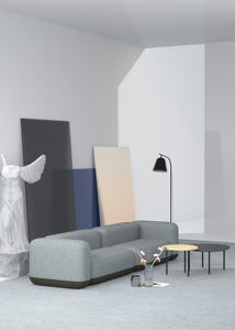 Conjunto de Muebles de Oficina Modernos y Coloridos, Otomana Colaborativa con Asiento de Tela, para Recepción, Escuela, Biblioteca, Casual, Extensible - Product Image 3