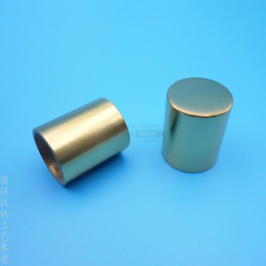 Custom Zinc Alloy Metal Bottle Caps 23x28mm Gold <b>Stamp</b> Logo For Cosmetics Bottles Durable Cylindrical Lid Closure - Product Image 3