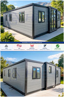 Casa Contenedor Prefabricada Expandible de Seguridad de 20 y 40 Pies, con 1, 2, 3, 4 o 5 Dormitorios, Cocina Plegable, Vivienda Portátil
