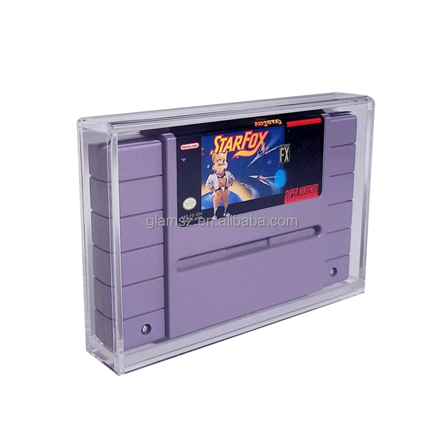 Acrylic NINTENDO NES SNES CARTRIDGE PROTECTOR Game Boy GBC GBA Virtual Boy Video Game Hard Case DS 3DS Box