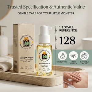 MOMMY'S LITTLE MONSTER New Baby Moisturizing Body Oil Toddler Body Nourishing Oil Non Greasy Infant Daily <strong>Skin</strong> <strong>Care</strong> Oil <strong>for</strong> <strong>Kids</strong> - Product Image 5