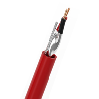 Câble d'alarme incendie blindé 2 conducteurs 2c*1.5mm 18AWG 16AWG avec indice de température
